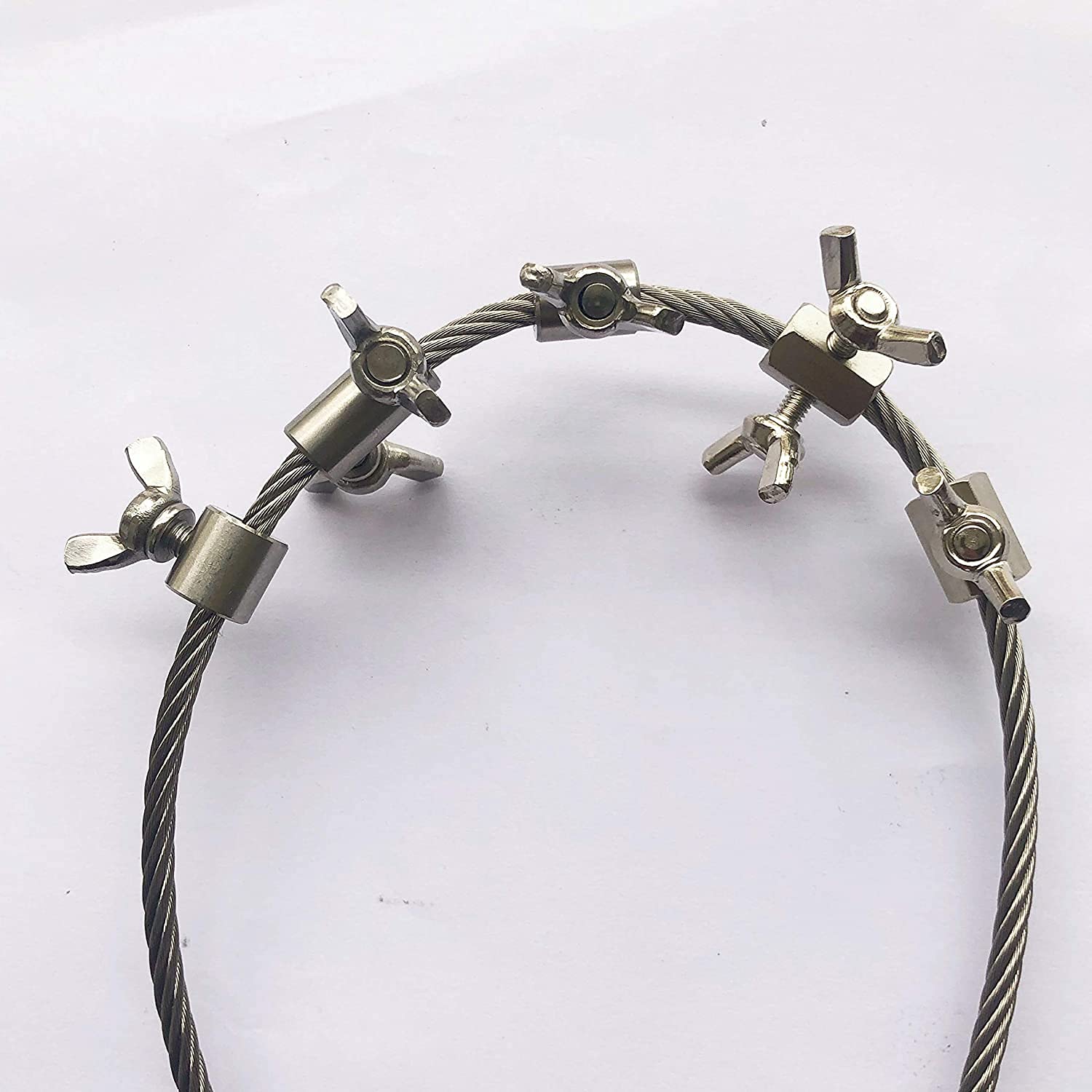 Amazon | 4mmステン製ストッパーW 304ステンレス ダブルネジ ワイヤー